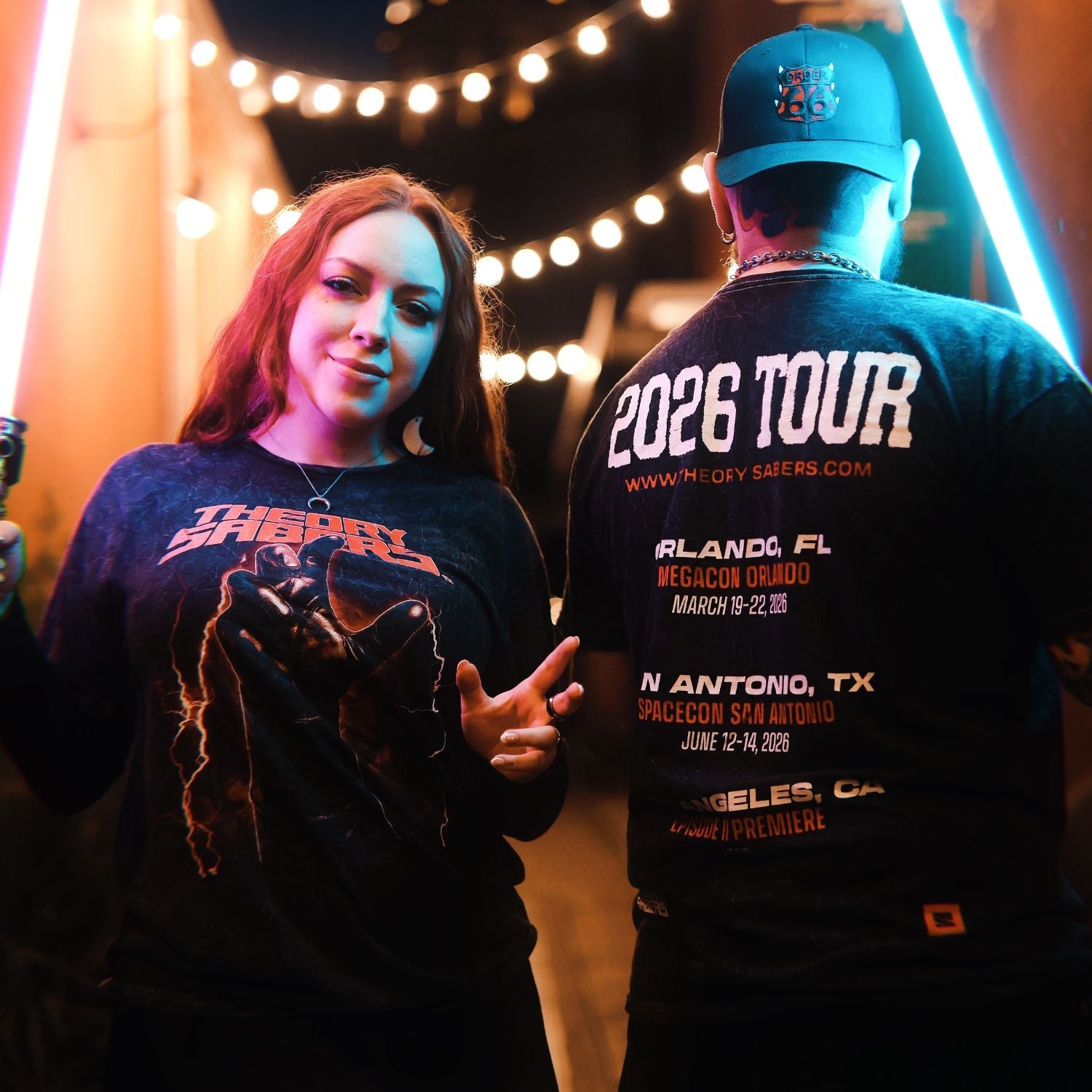 2026 Tour T-Shirt Black - Theory Sabers