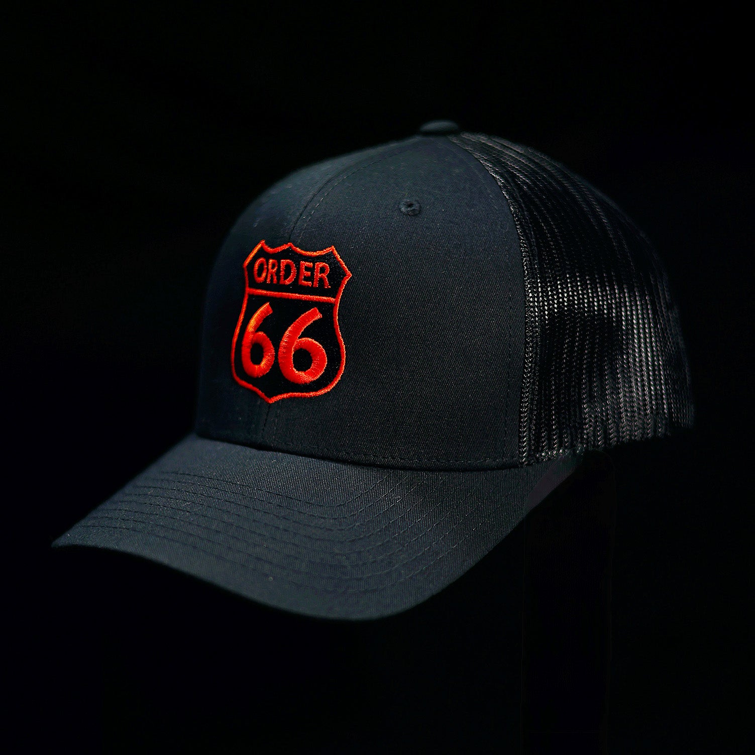 Order 66 Hat Modern with Red Logo