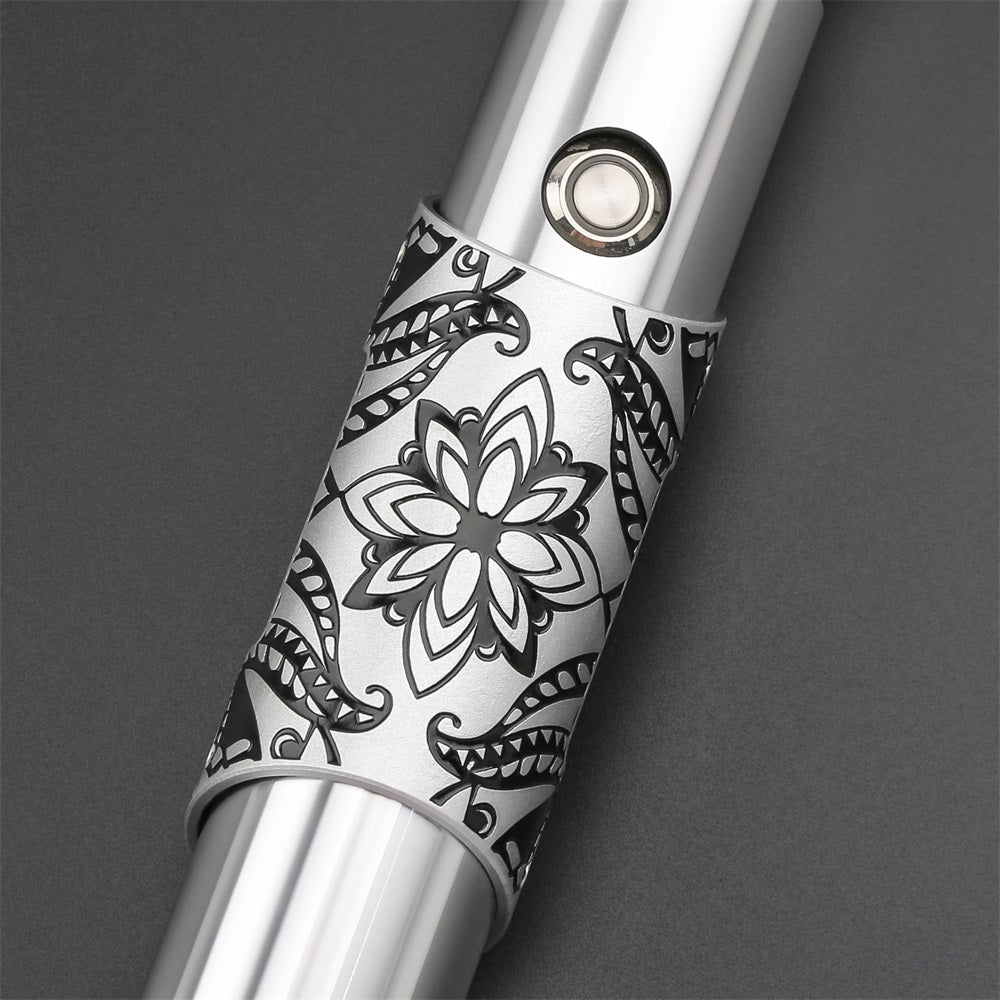 Bullet Floral - Silver - Black - Theory Sabers