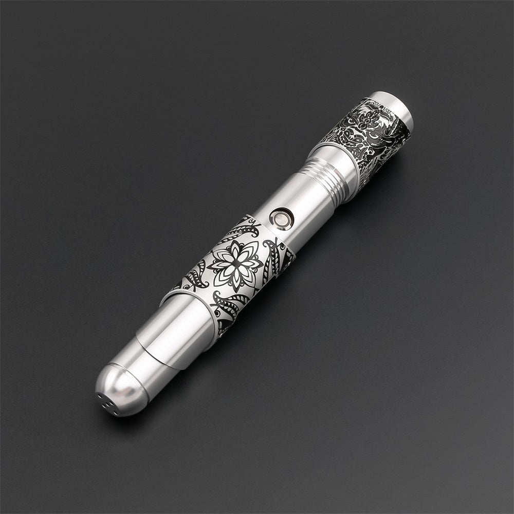 Bullet Floral - Silver - Black - Theory Sabers