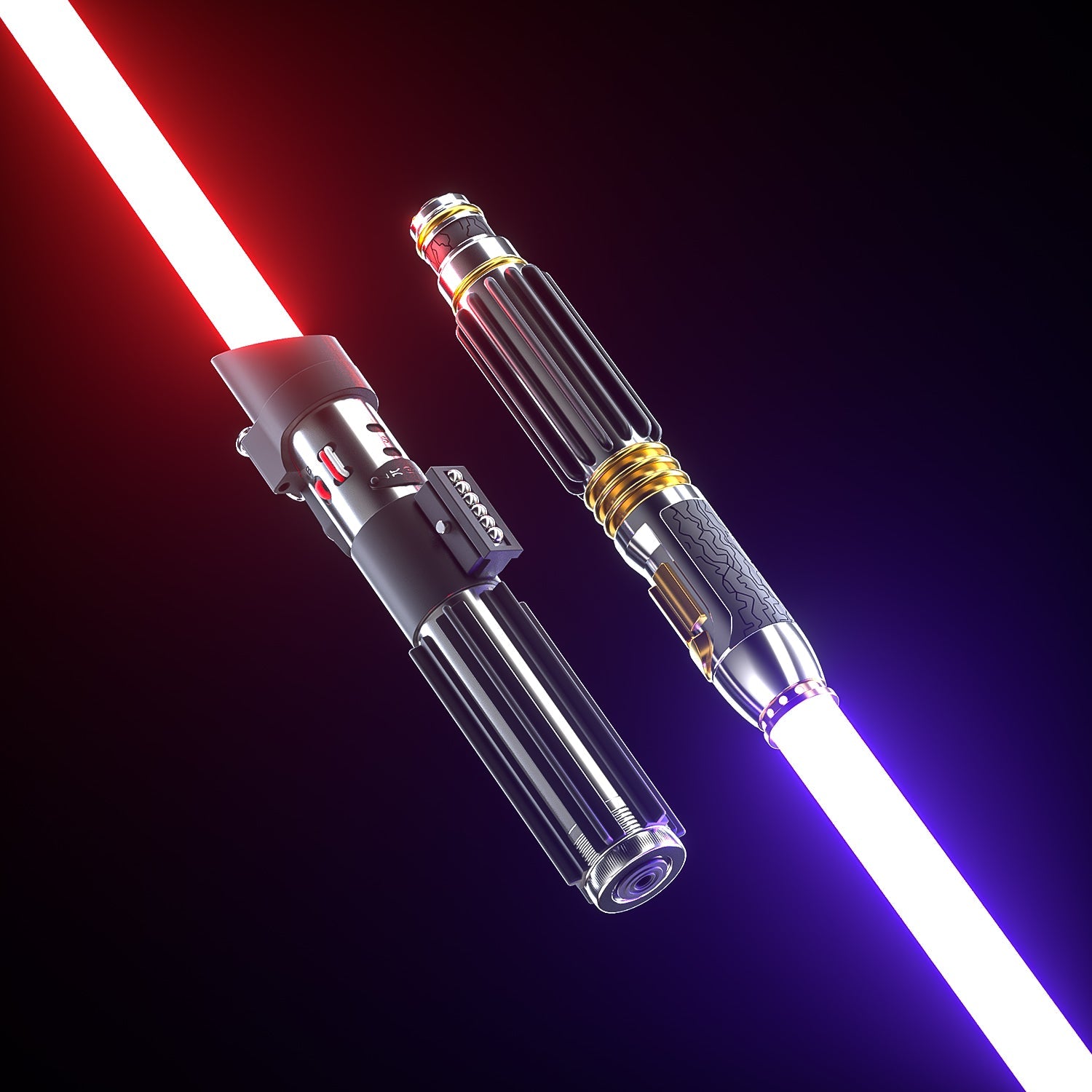 Episode 2 Bundle - DARK LORD + AMETHYST (Silver - Black) - Theory Sabers