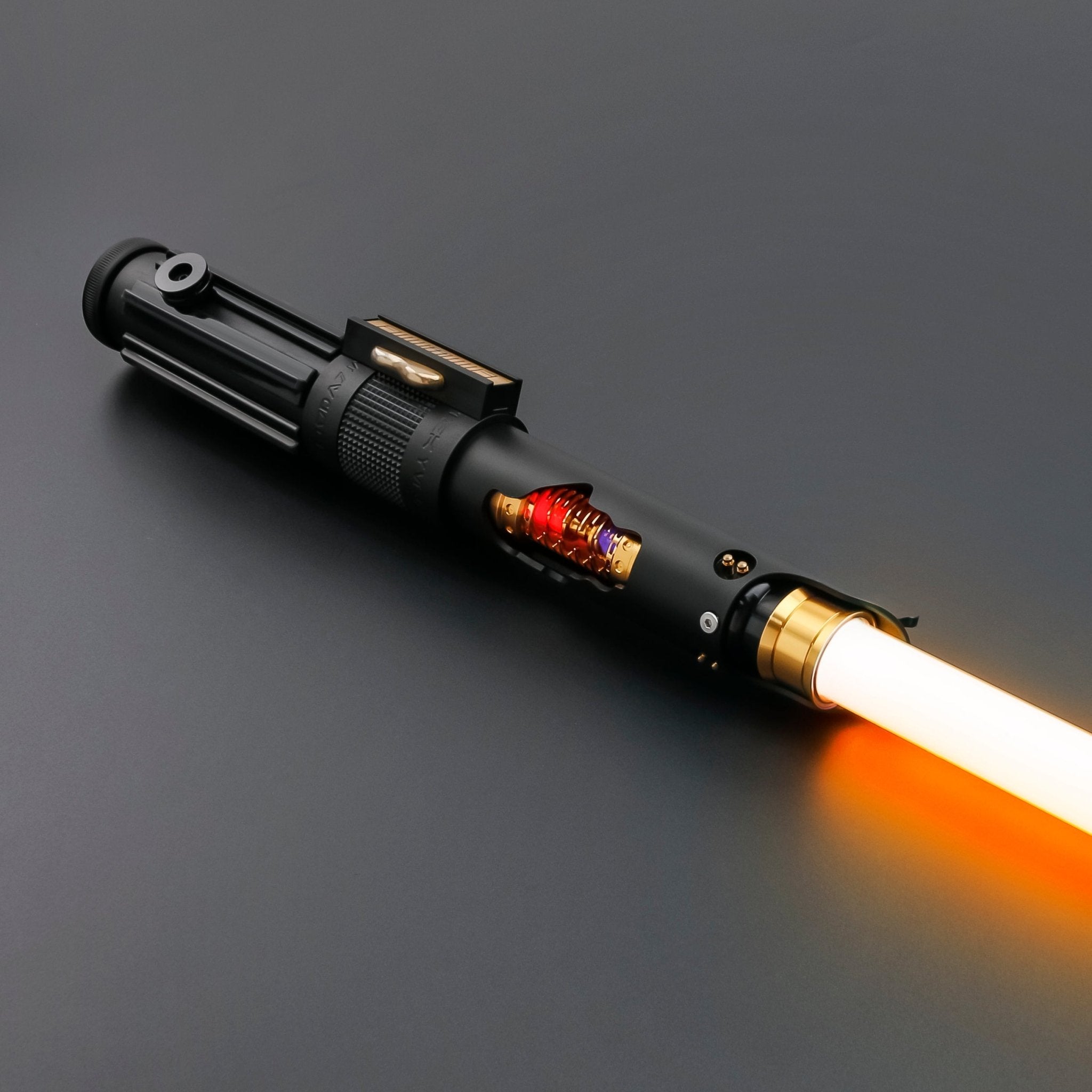 Fallen Knight Black (Exposed Spinning Crystals) - Theory Sabers