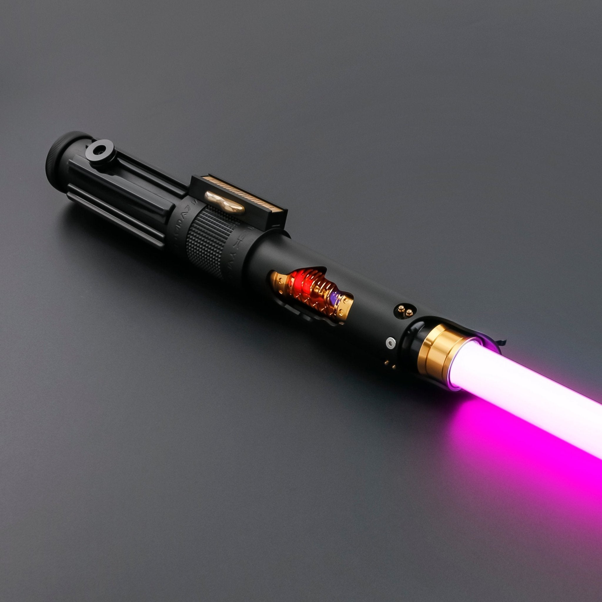 Fallen Knight Black (Exposed Spinning Crystals) - Theory Sabers