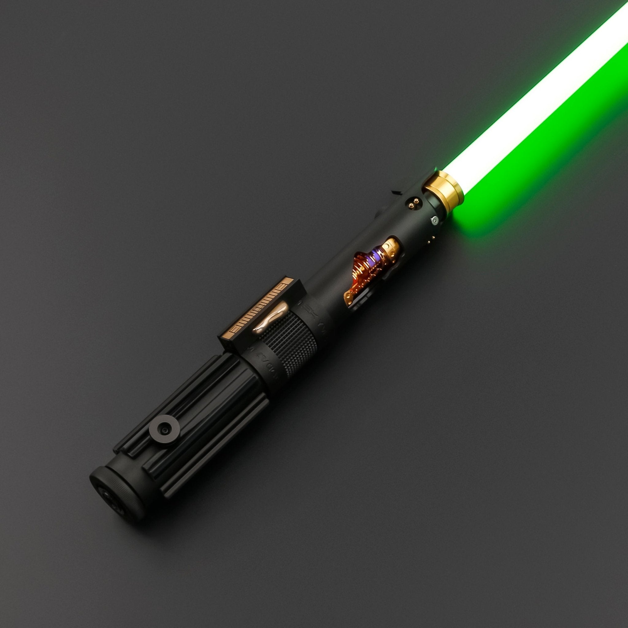 Fallen Knight Black (Exposed Spinning Crystals) - Theory Sabers