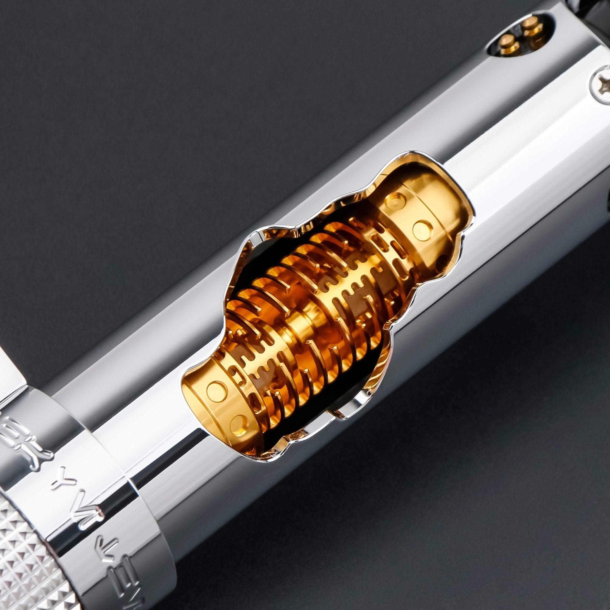 Fallen Knight Silver (Exposed Spinning Crystals) - Theory Sabers