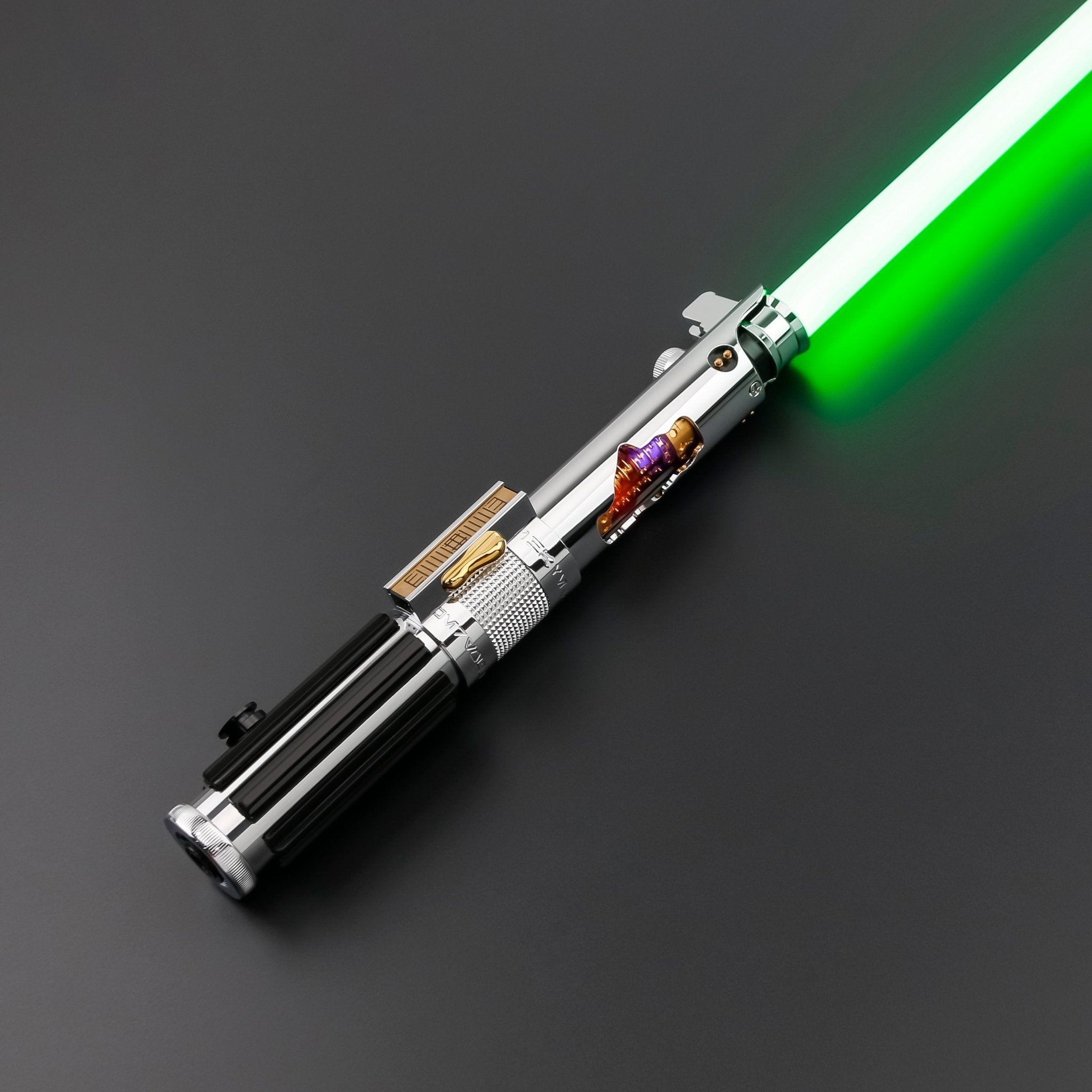Fallen Knight Silver (Exposed Spinning Crystals) - Theory Sabers