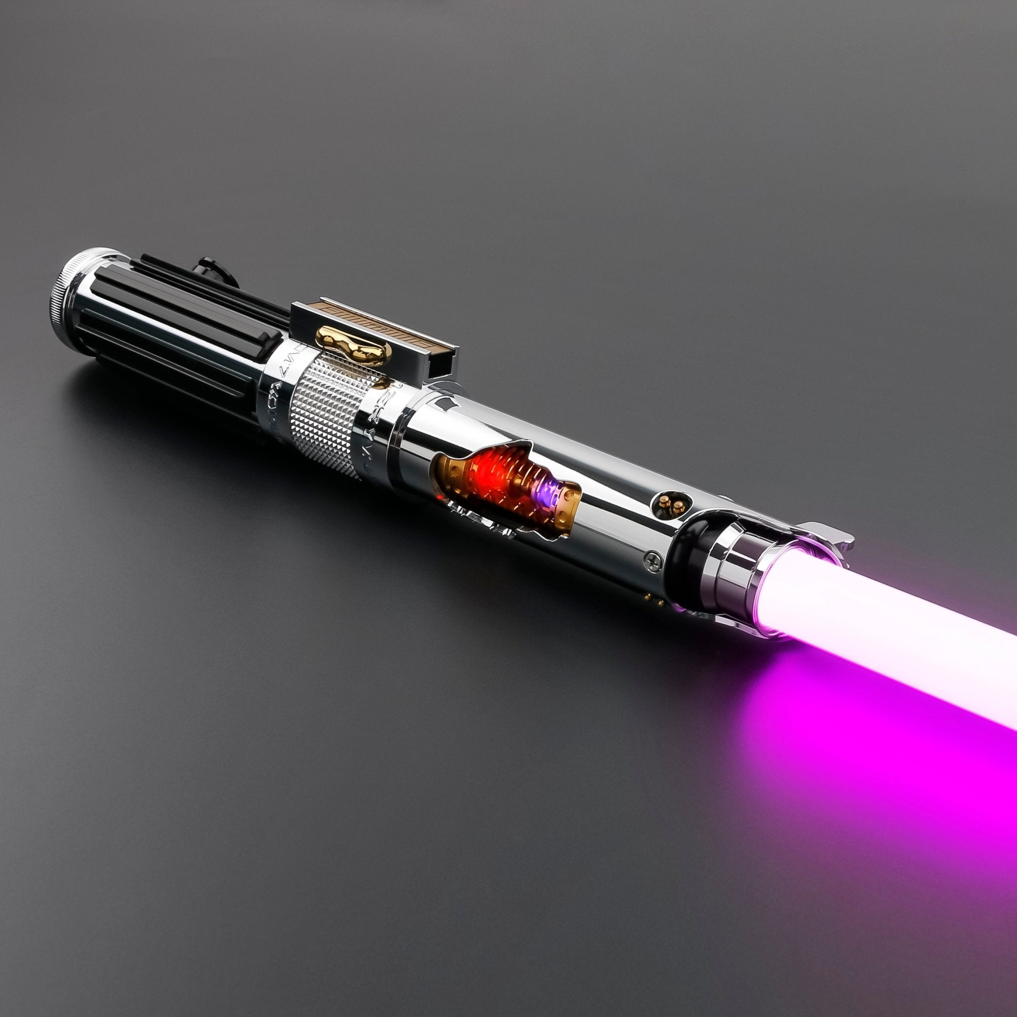 Fallen Knight Silver (Exposed Spinning Crystals) - Theory Sabers