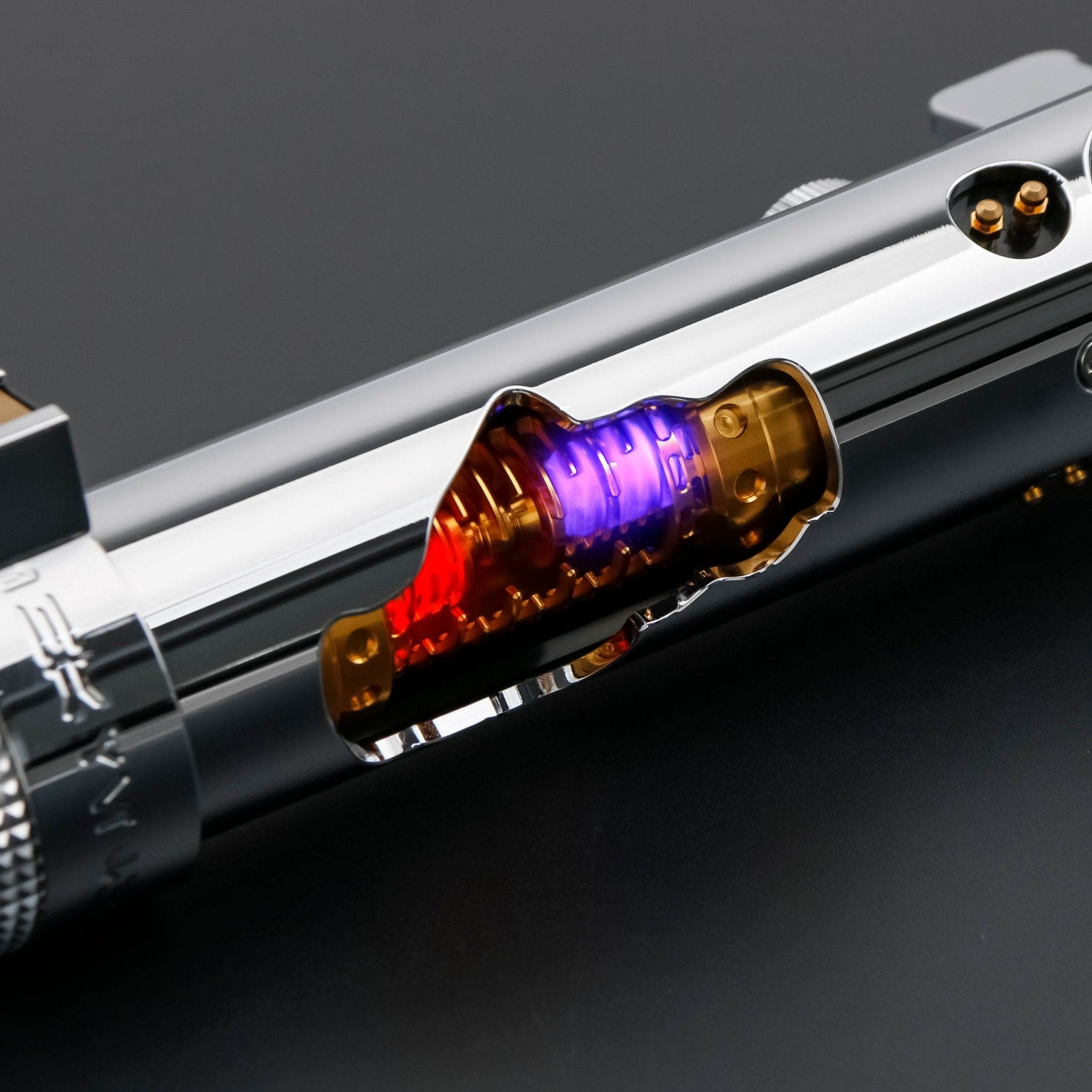 Fallen Knight Silver (Exposed Spinning Crystals) - Theory Sabers