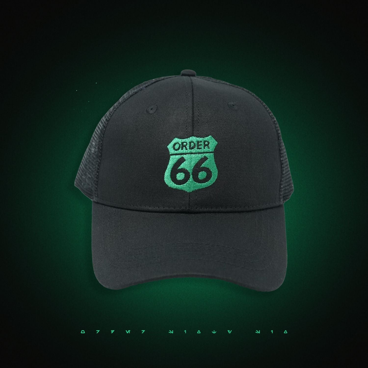 Order 66 Hat Classic with Green Logo - Theory Sabers