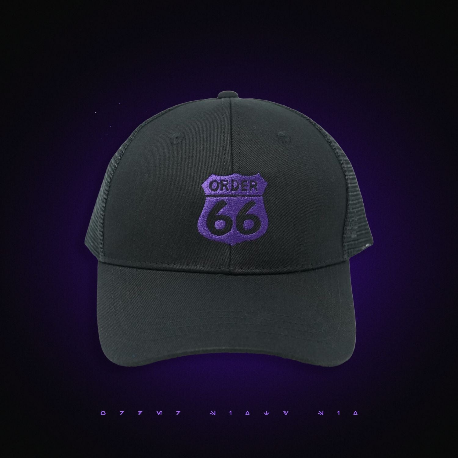 Order 66 Hat Classic with Purple Logo - Theory Sabers