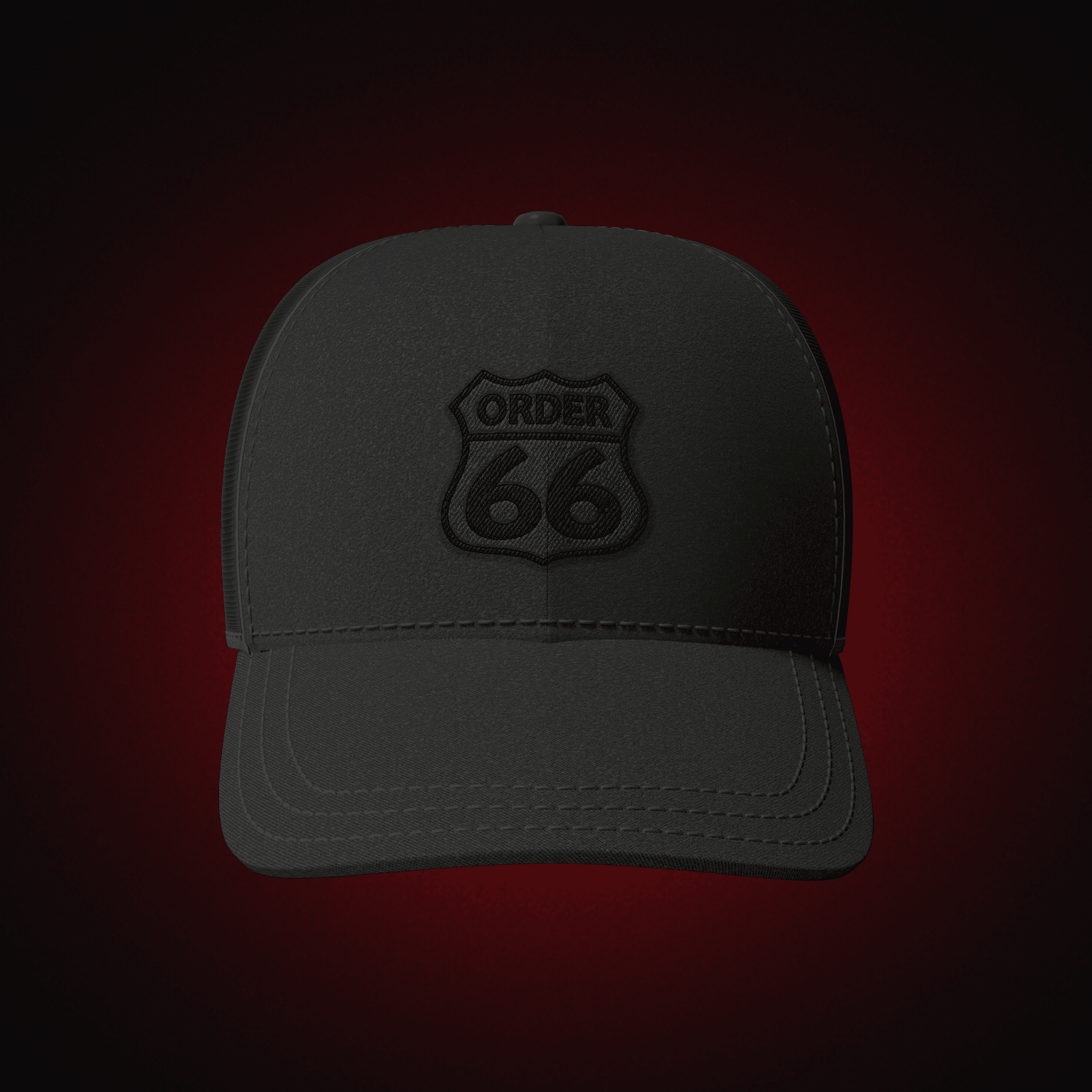 Order 66 Hat Modern with Black Logo - Theory Sabers