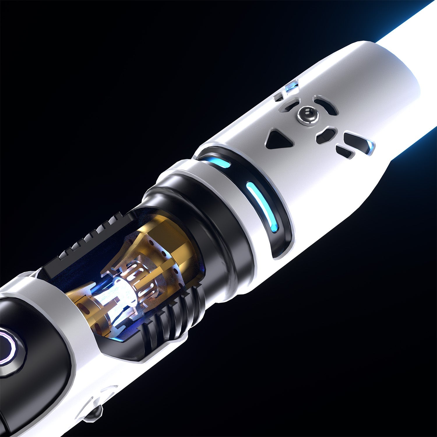 Soldier V2 White (Visible Crystal) - Theory Sabers